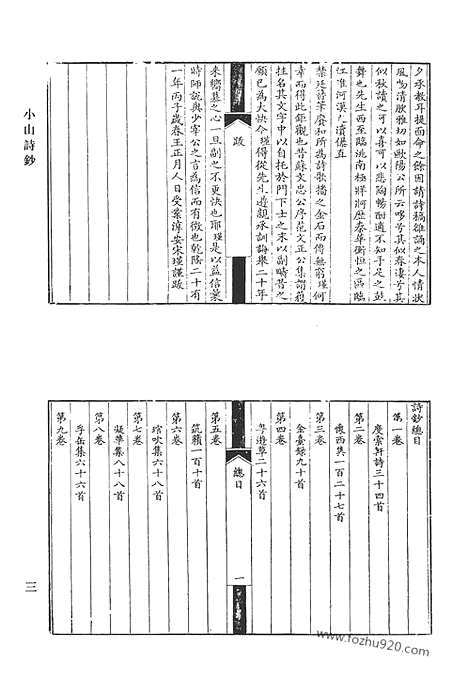 《清代诗文集汇编》小山诗钞_眺秋楼诗_簬村诗全集_瘿晕山房诗删_清代诗文集汇编