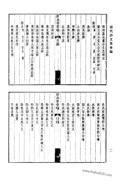 《清代诗文集汇编》屏山草堂稿_澄秋阁集_墨麟诗卷_蔗塘未定稿_蔗塘外集_固哉草亭集_板桥集_清代诗文集汇编