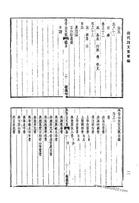 《清代诗文集汇编》林青山先生文集_素余堂集_海山存稿_清代诗文集汇编