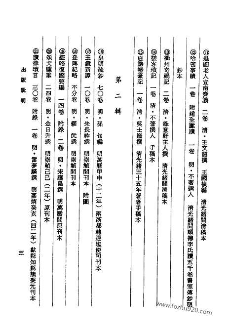 《皇明疏钞》中国史学丛书