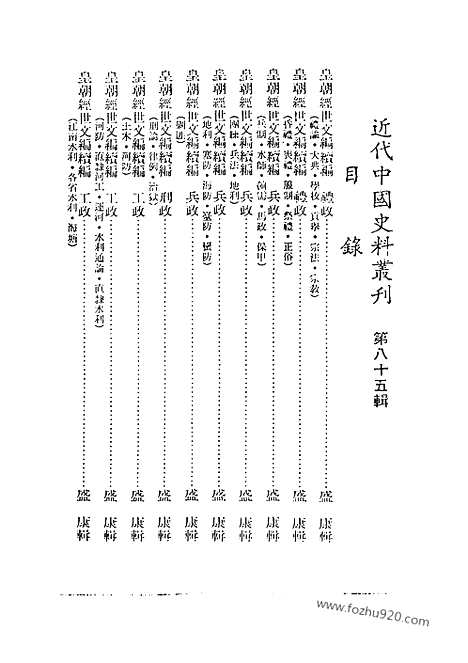 《皇朝经世文编续编》盛康辑_近代中国史料丛刊