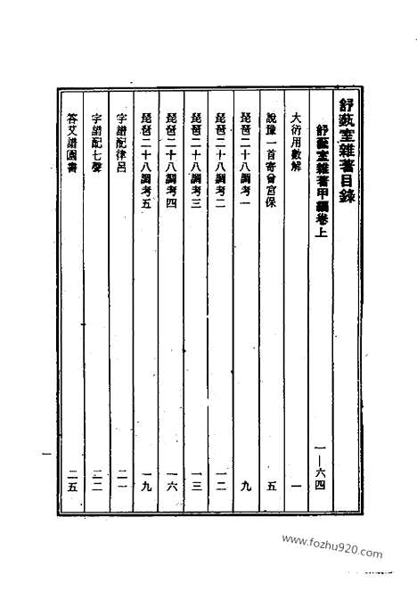 《舒艺室杂着》近代中国史料丛刊