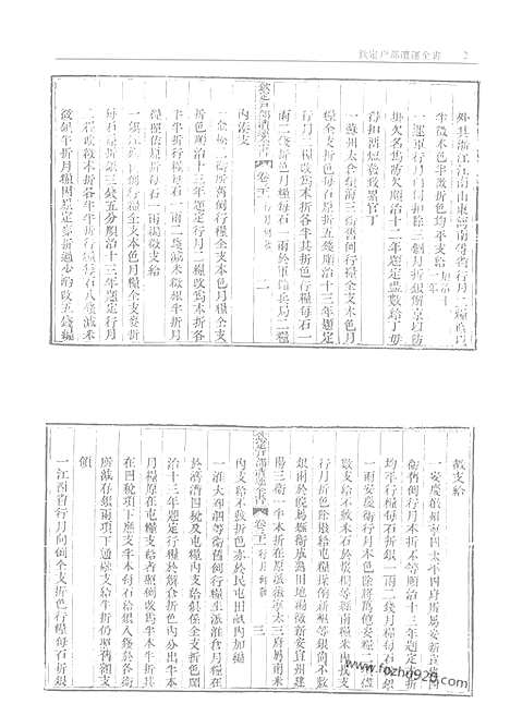 《钦定户部漕运全书》第2册_故宫珍本丛刊