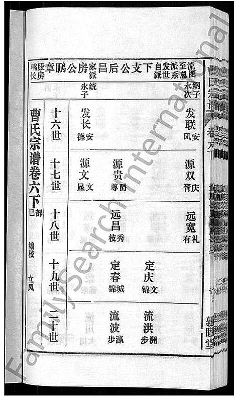 [曹]曹氏宗谱_12卷首1卷 (安徽) 曹氏家谱_九.pdf