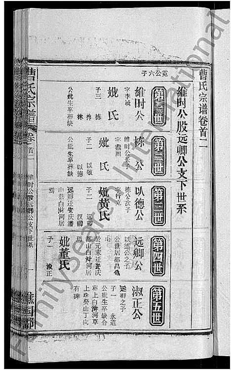 [曹]曹氏宗谱_27卷首5卷 (安徽) 曹氏家谱_三.pdf