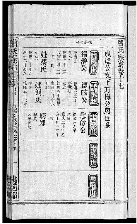 [曹]曹氏宗谱_27卷首5卷 (安徽) 曹氏家谱_二十二.pdf