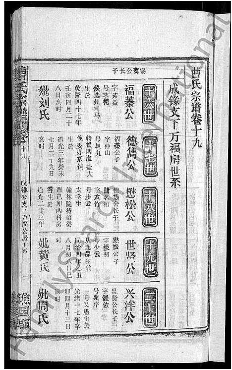 [曹]曹氏宗谱_27卷首5卷 (安徽) 曹氏家谱_二十四.pdf