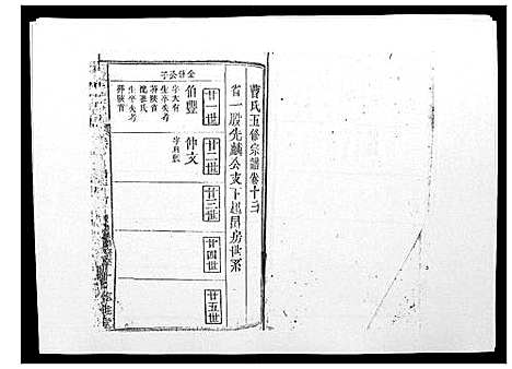 [曹]曹氏宗谱_26卷首2卷 (安徽) 曹氏家谱_十四.pdf