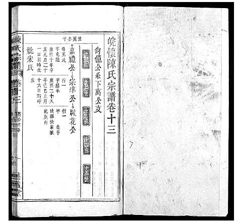 [陈]陈氏宗谱_32卷首1卷_末2卷 (安徽) 陈氏家谱_十一.pdf