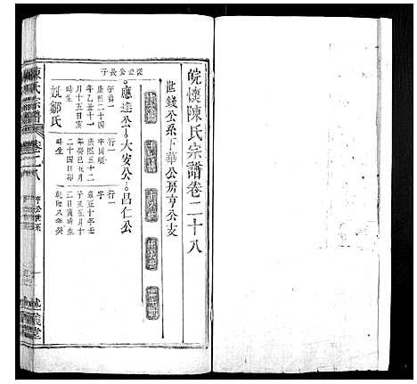 [陈]陈氏宗谱_32卷首1卷_末2卷 (安徽) 陈氏家谱_二十.pdf