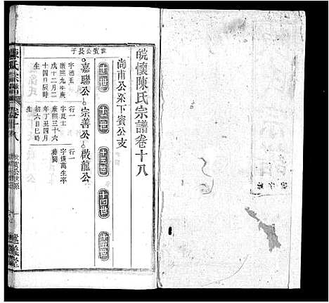 [陈]陈氏宗谱_32卷首1卷_末2卷 (安徽) 陈氏家谱_十七.pdf