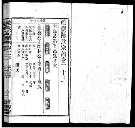 [陈]陈氏宗谱_32卷首1卷_末2卷 (安徽) 陈氏家谱_二十二.pdf