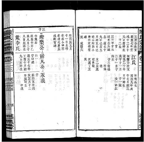 [陈]陈氏宗谱_32卷首1卷_末2卷 (安徽) 陈氏家谱_二十二.pdf