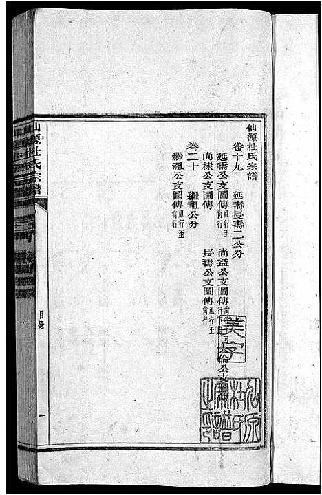 [杜]僊源杜氏宗谱_72卷含首1卷_实录4卷 (安徽) 僊源杜氏家谱_十.pdf