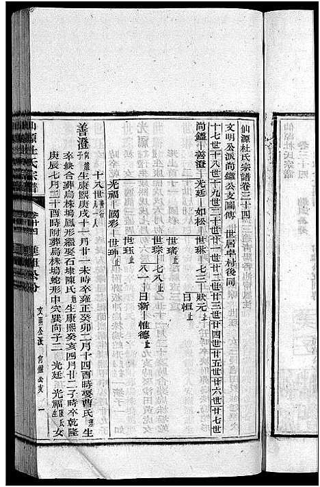 [杜]僊源杜氏宗谱_72卷含首1卷_实录4卷 (安徽) 僊源杜氏家谱_二十三.pdf