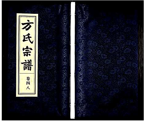 [方]方氏宗谱 (安徽) 方氏家谱_四十八.pdf