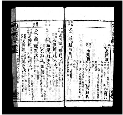 [方]方氏宗谱_36卷首2卷-方氏族谱 (安徽) 方氏家谱_九.pdf