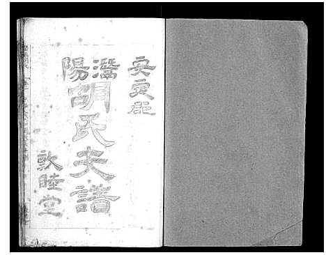 [胡]安定郡潜阳胡氏支谱 (安徽) 安定郡潜阳胡氏支谱_一.pdf