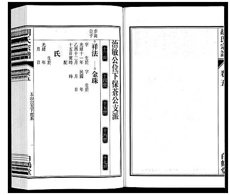 [胡]胡氏宗谱 (安徽) 胡氏家谱_五.pdf