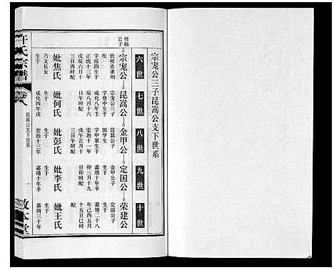 [许]许氏宗谱_14卷首1卷末1卷 (安徽) 许氏家谱_九.pdf