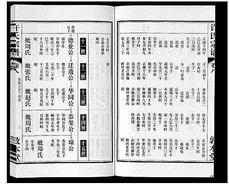 [许]许氏宗谱_14卷首1卷末1卷 (安徽) 许氏家谱_九.pdf