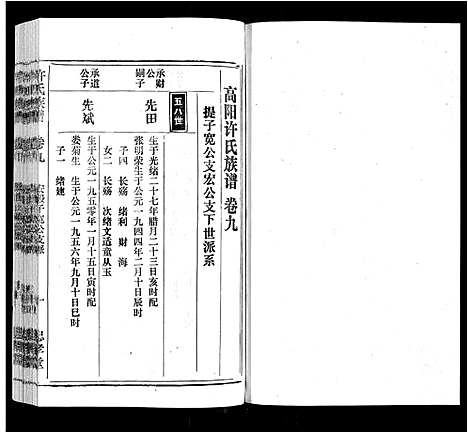 [许]许氏族谱_13卷首2卷末1卷 (安徽) 许氏家谱_九.pdf