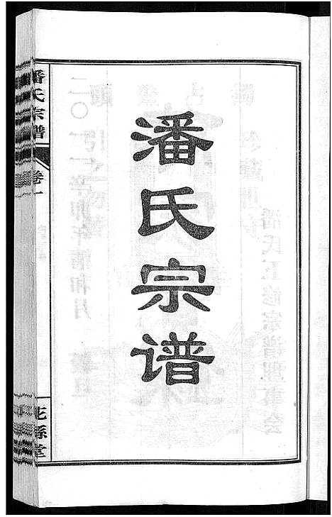 [潘]潘氏宗谱_16卷-龙舒潘氏宗谱 (安徽) 潘氏家谱_一.pdf