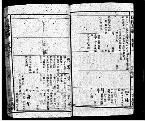 [石]石氏家志_40卷首1卷 (安徽) 石氏家志 _二十四.pdf