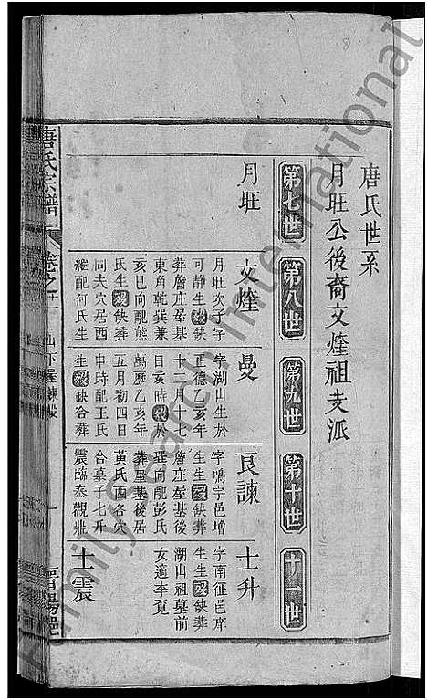 [唐]唐氏宗谱_13卷 (安徽) 唐氏家谱_十九.pdf