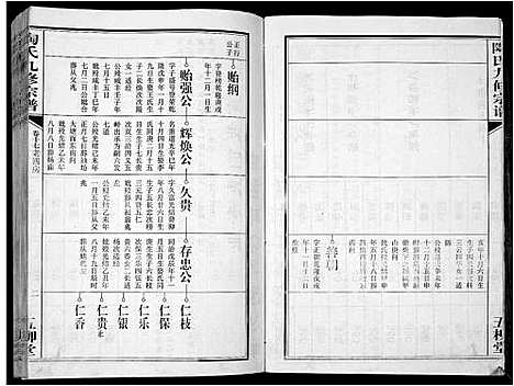 [陶]陶氏九修宗谱_28卷 (安徽) 陶氏九修家谱_十七.pdf