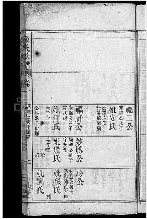 [涂]涂氏族谱_总卷数不详 (安徽) 涂氏家谱_一.pdf