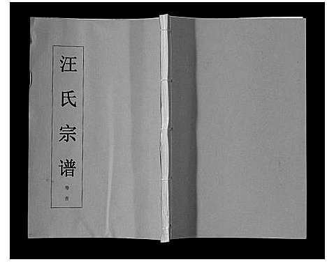 [汪]汪氏宗谱_11卷首1卷 (安徽) 汪氏家谱_一.pdf