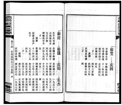 [汪]高岭汪氏宗谱 (安徽) 高岭汪氏家谱_十四.pdf