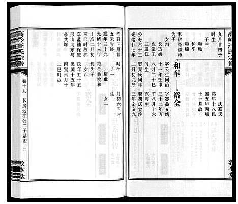 [汪]高岭汪氏宗谱 (安徽) 高岭汪氏家谱_十九.pdf