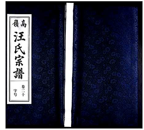 [汪]高岭汪氏宗谱 (安徽) 高岭汪氏家谱_二十.pdf