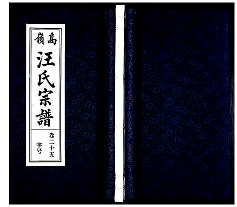 [汪]高岭汪氏宗谱 (安徽) 高岭汪氏家谱_二十五.pdf