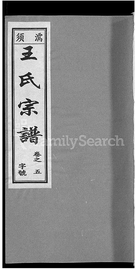 [王]儒须王氏宗谱_18卷-王氏宗谱 (安徽) 儒须王氏家谱_五.pdf