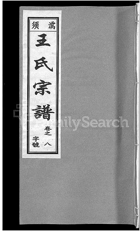 [王]儒须王氏宗谱_18卷-王氏宗谱 (安徽) 儒须王氏家谱_八.pdf