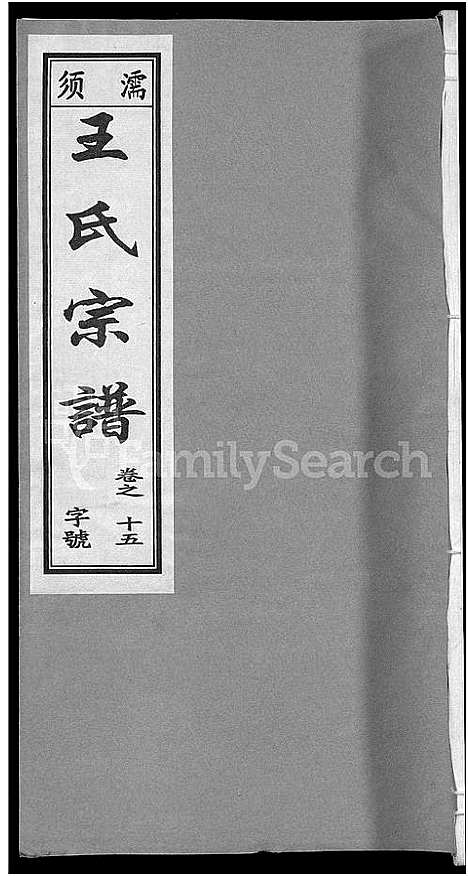 [王]儒须王氏宗谱_18卷-王氏宗谱 (安徽) 儒须王氏家谱_十五.pdf