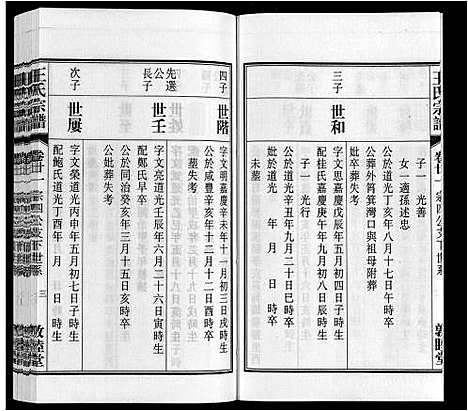 [王]王氏宗谱_23卷末1卷 (安徽) 王氏家谱_二十六.pdf