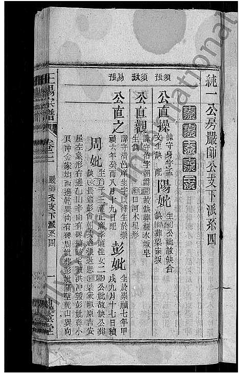 [王杨]王杨宗谱_43卷首末各2卷-太原王杨宗谱 (安徽) 王杨家谱_四.pdf