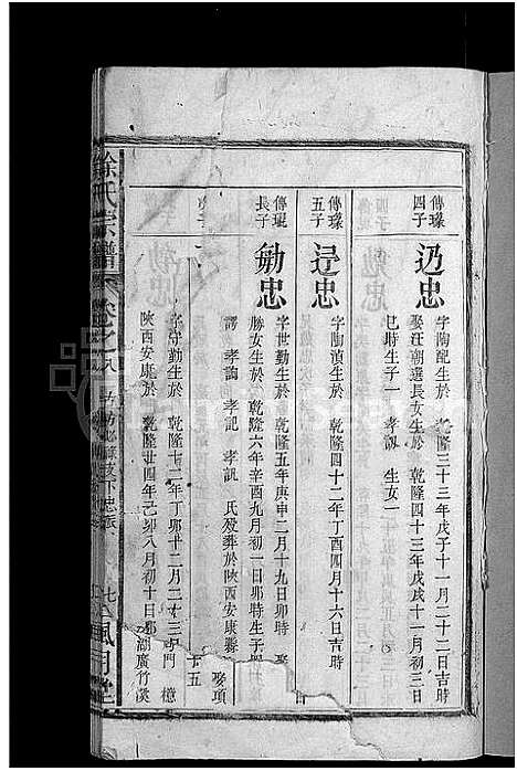 [徐]徐氏宗谱_14卷首末各1卷 (安徽) 徐氏家谱_九.pdf