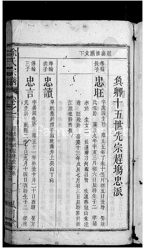 [徐]徐氏宗谱_14卷首末各1卷 (安徽) 徐氏家谱_十一.pdf