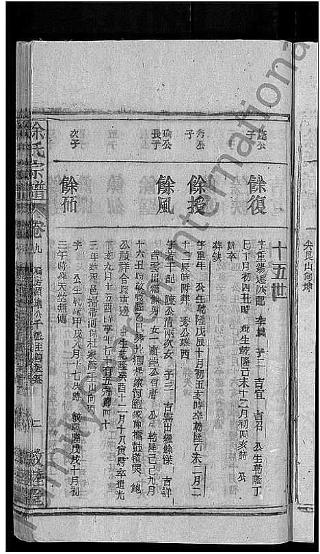 [徐]徐氏宗谱_17卷首末各1卷 (安徽) 徐氏家谱_九.pdf