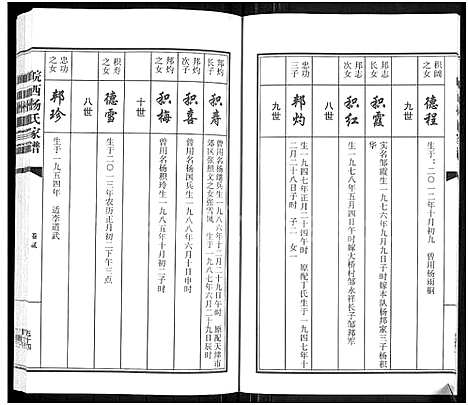 [杨]皖西杨氏家谱_3卷 (安徽) 皖西杨氏家谱_二.pdf