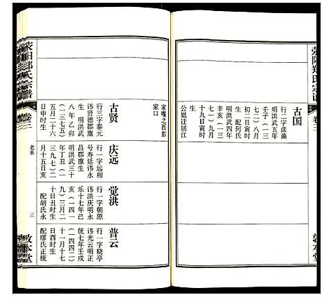 [郑]荧阳郑氏宗谱 (安徽) 荧阳郑氏家谱_三.pdf