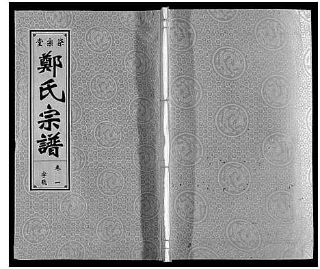 [郑]郑氏宗谱 (安徽) 郑氏家谱_一.pdf