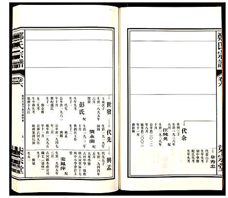 [郑]郑氏宗谱 (安徽) 郑氏家谱_六.pdf