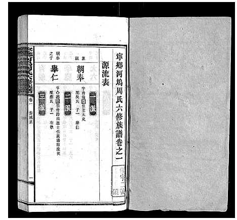 [周]宁乡河坞周氏六修族谱 (中国) 宁乡河坞周氏六修家谱_一.pdf