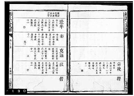 [杨]杨氏大成谱 (中国) 杨氏大成谱.pdf